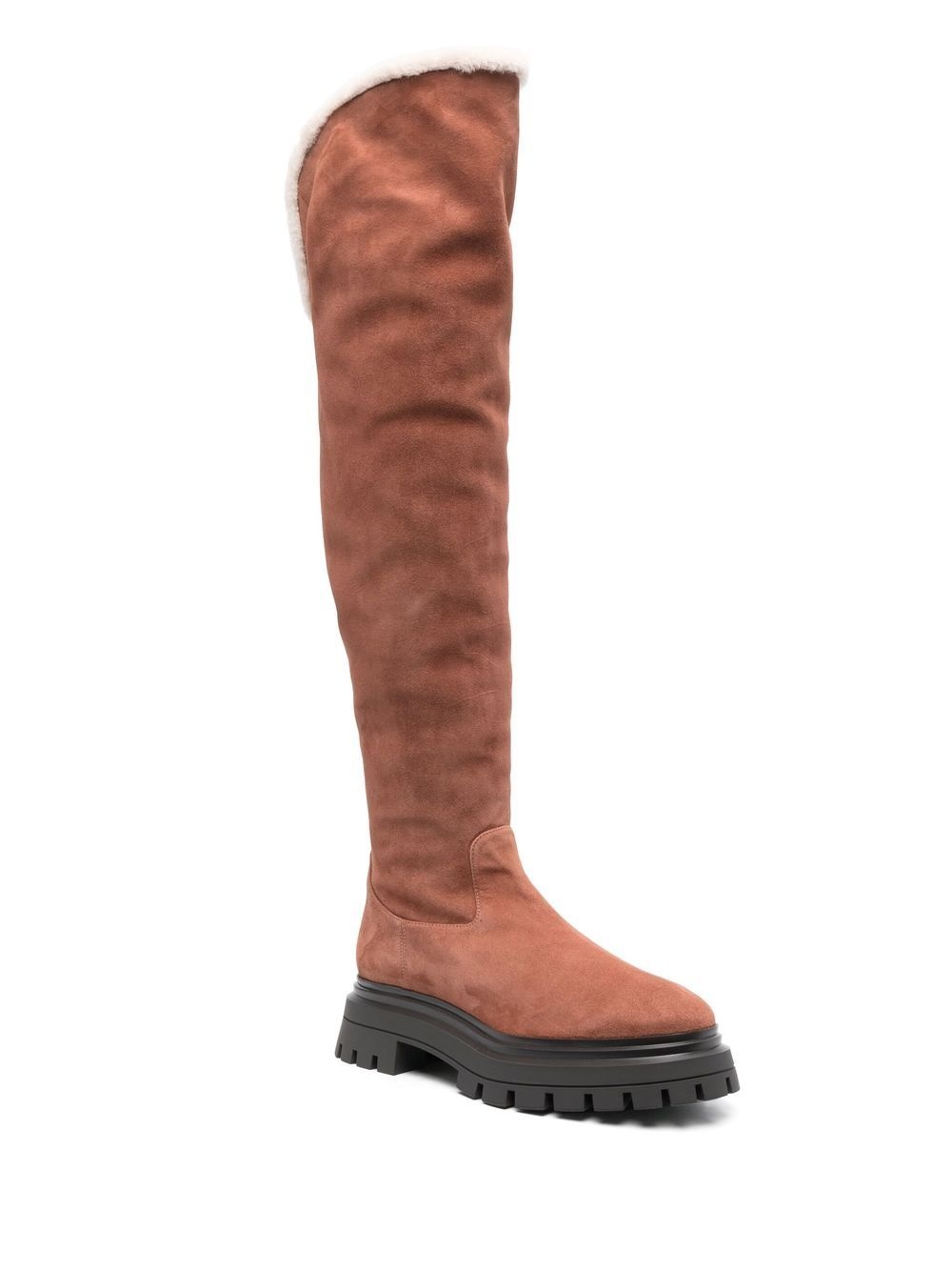 Bedford suede thigh-high boots - 2