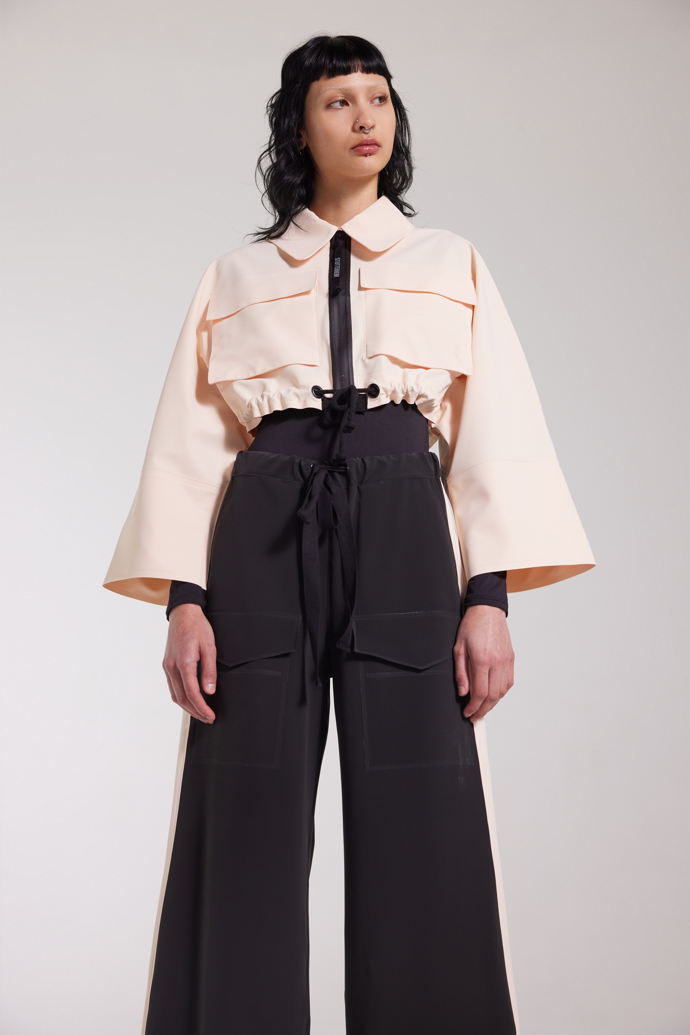 Lilla Tre Zip Raincoat Peach - 7