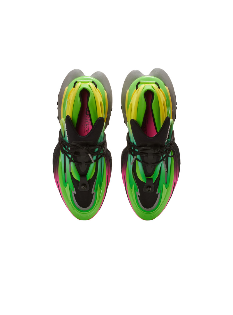 Unicorn trainers in neoprene and leather 3