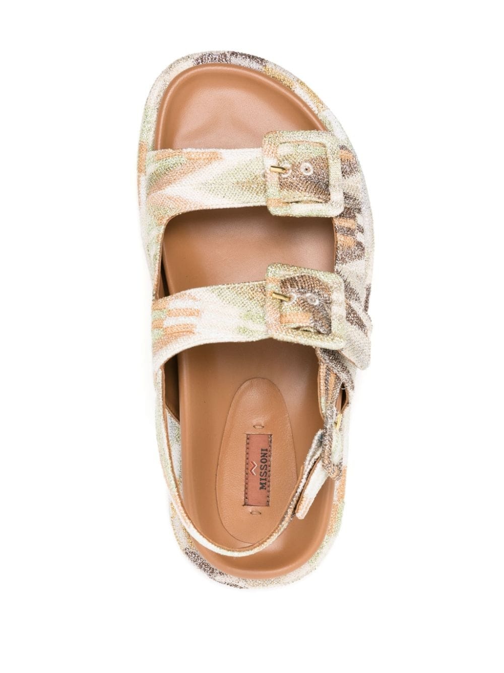 Mia Wave-knit sandals - 4