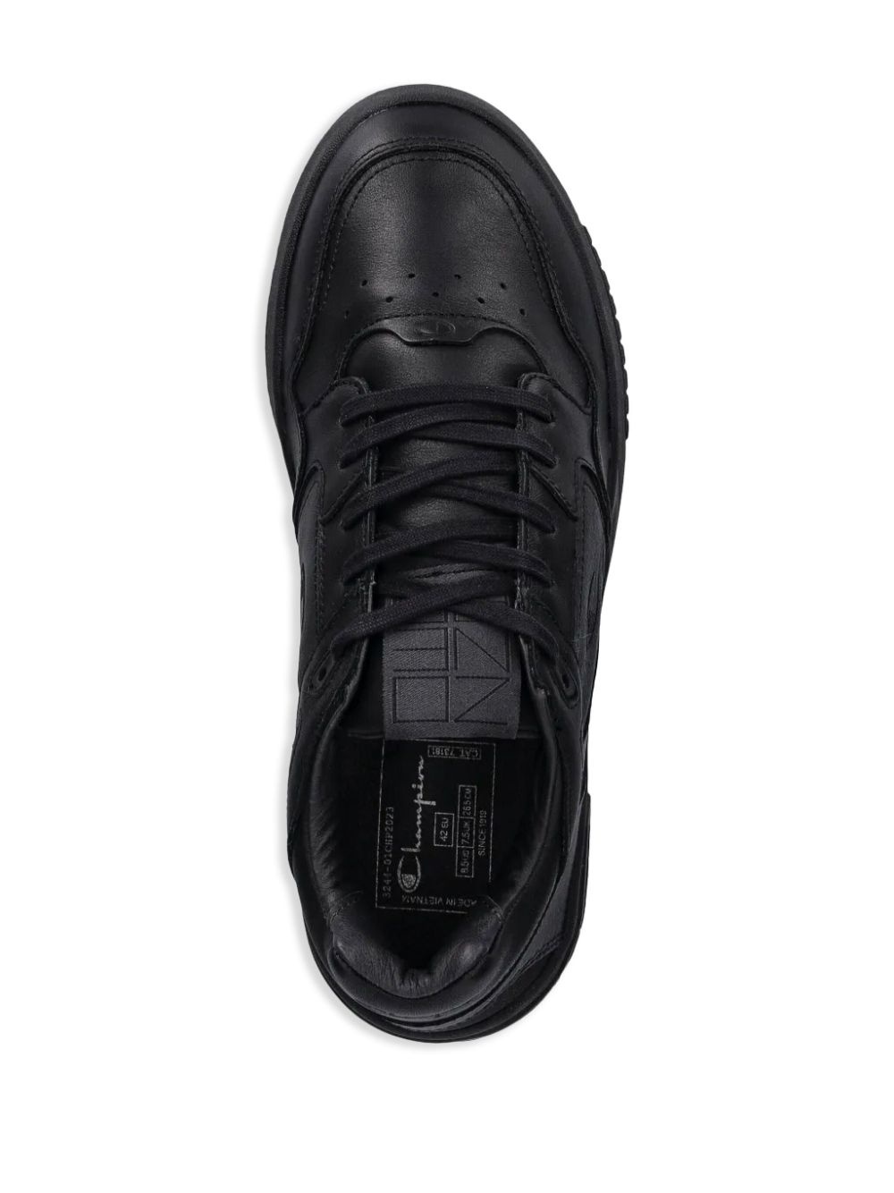 logo-embroidery sneakers - 4
