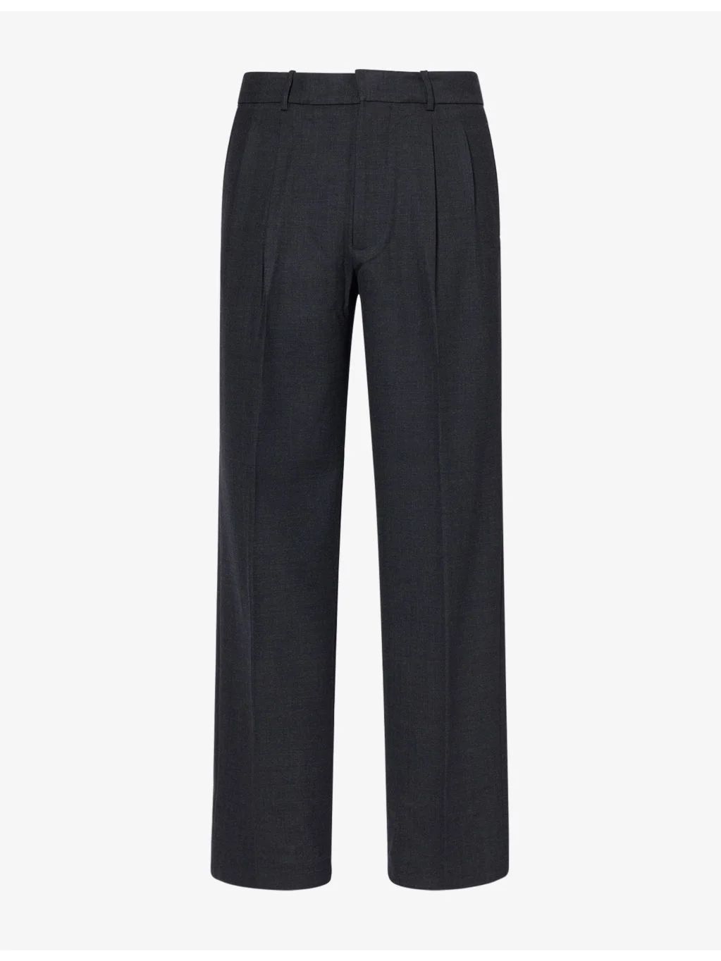 Julian Pleated Wool-Blend Trousers - 1