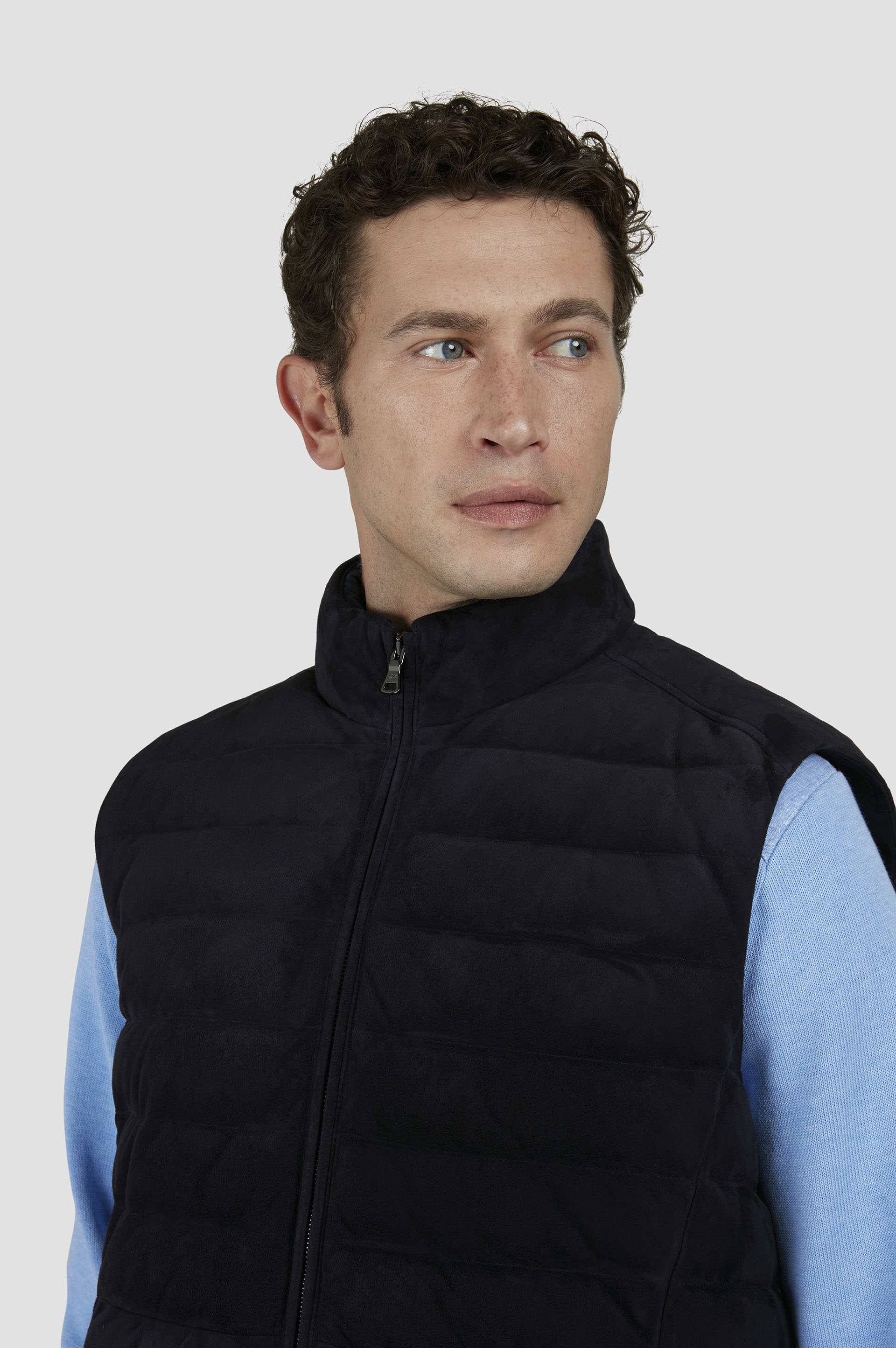 AQUALEATHER SUEDE VEST - 4