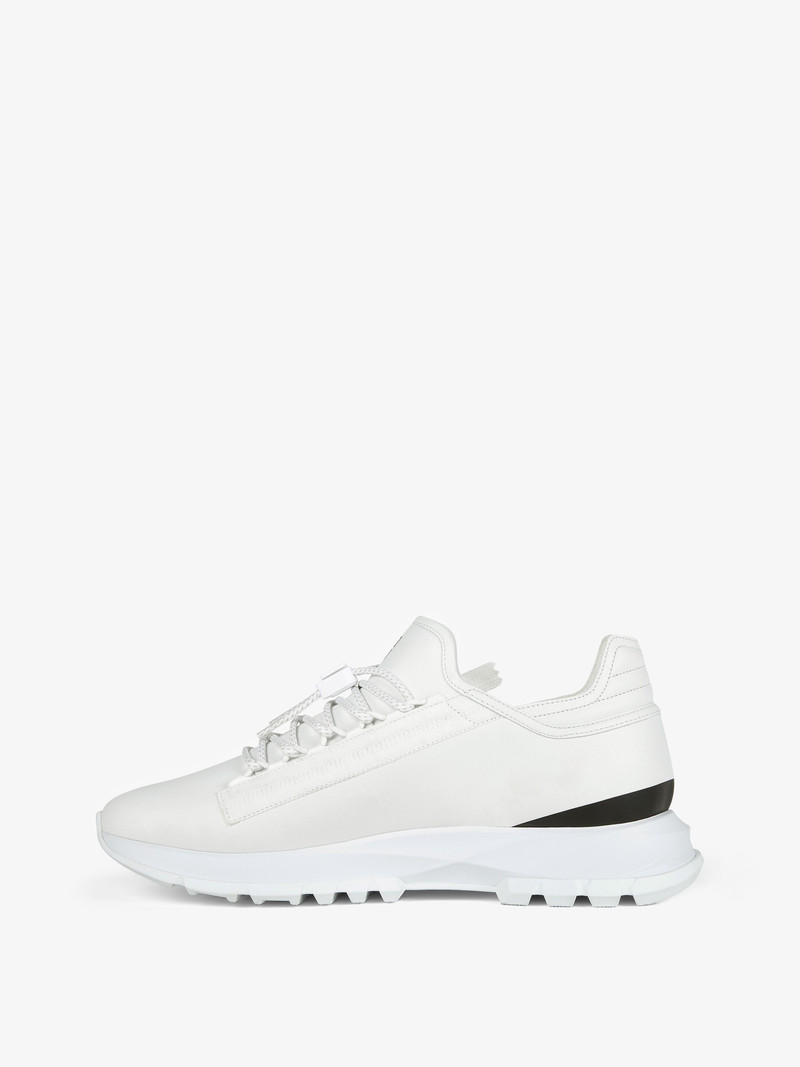 Givenchy SPECTRE RUNNER SNEAKERS IN LEATHER WITH ZIP outlook
