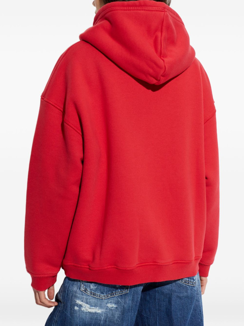 zip-up logo-detail hoodie 4