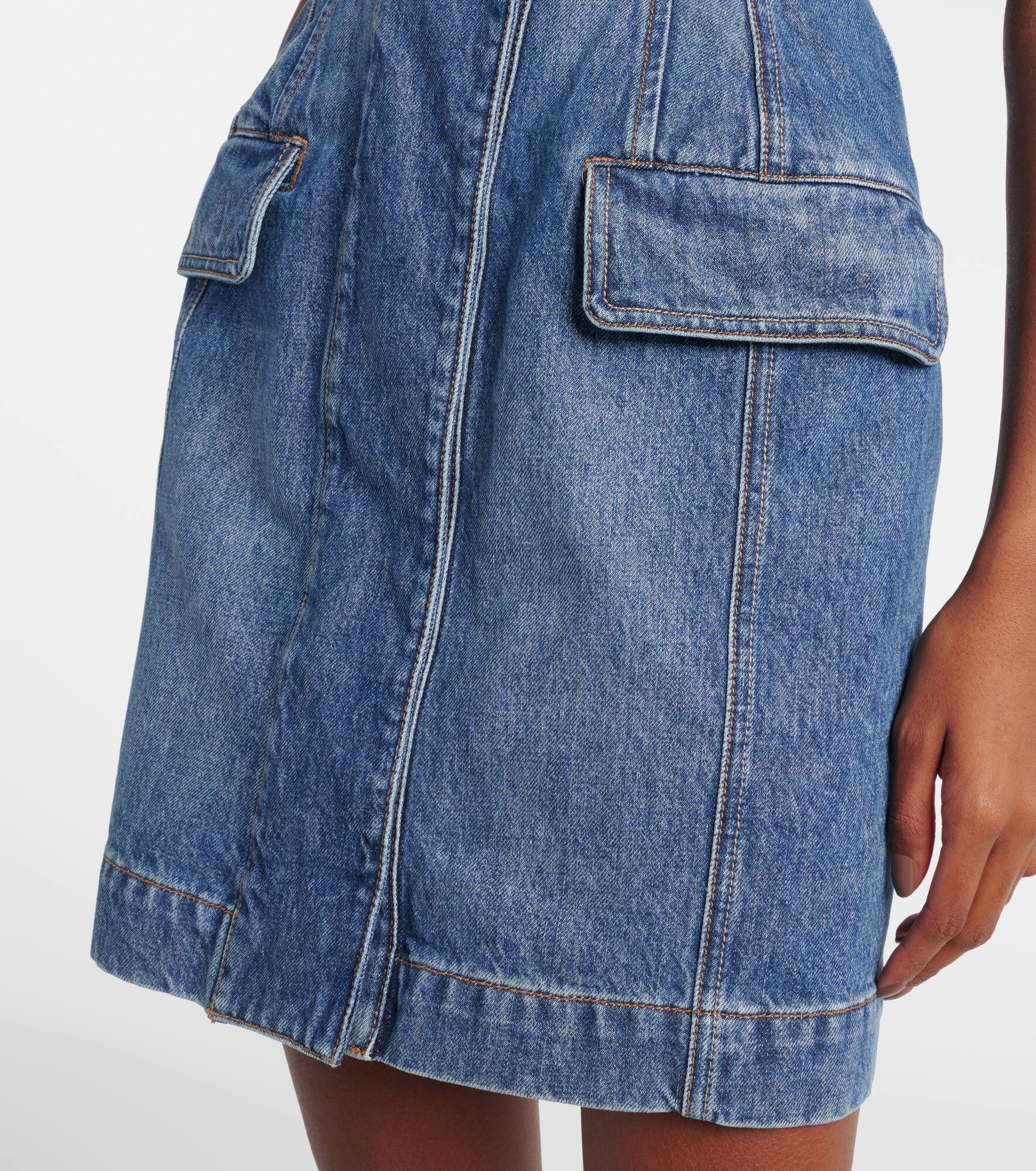Carabo denim minidress - 5