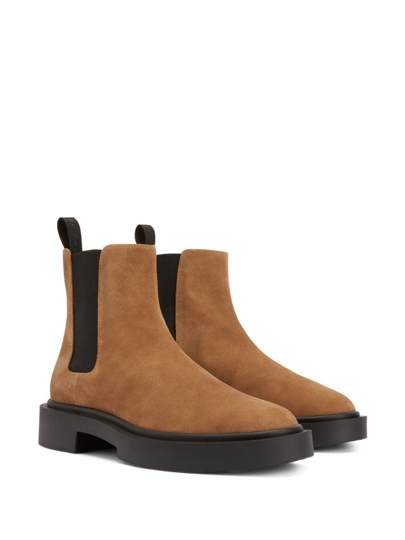 suede-leather chelsea boots - 2