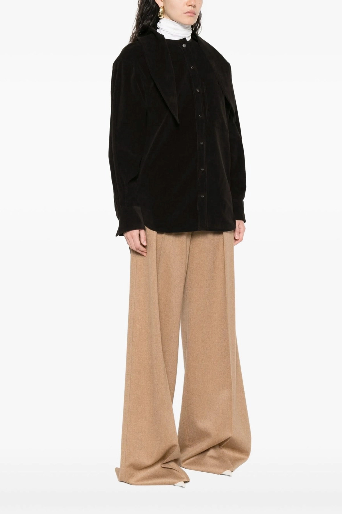 Velvet overshirt - 2