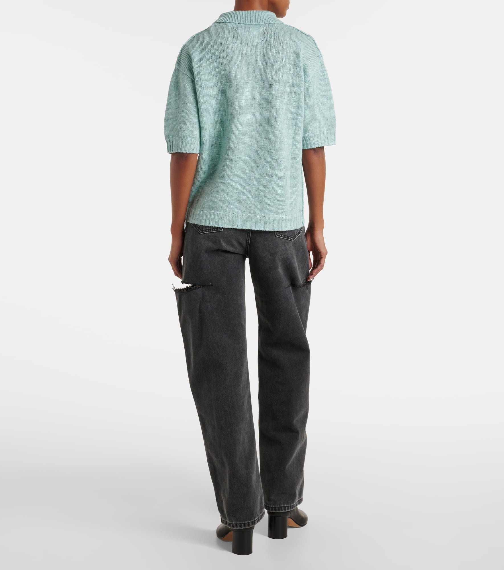 Hemp polo sweater - 3