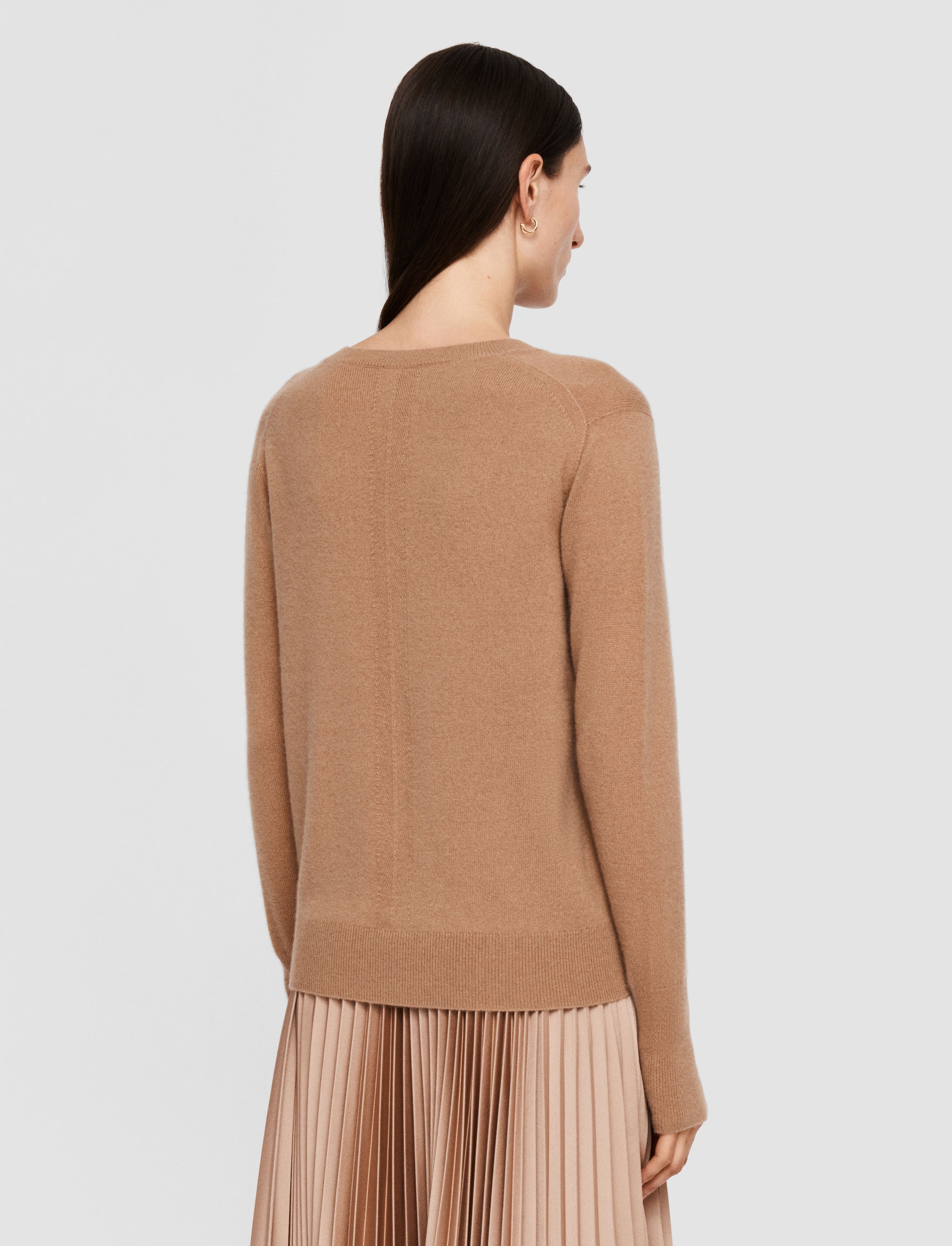 Light Pure Cashmere V Neck Jumper - 4