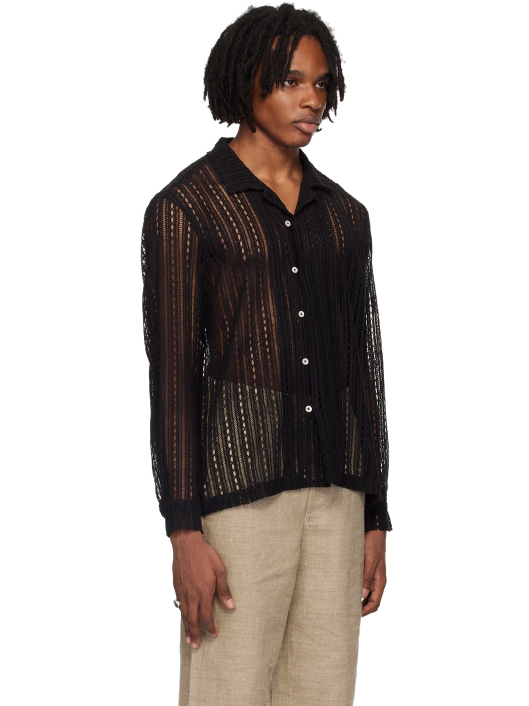 Black Meandering Shirt - 2