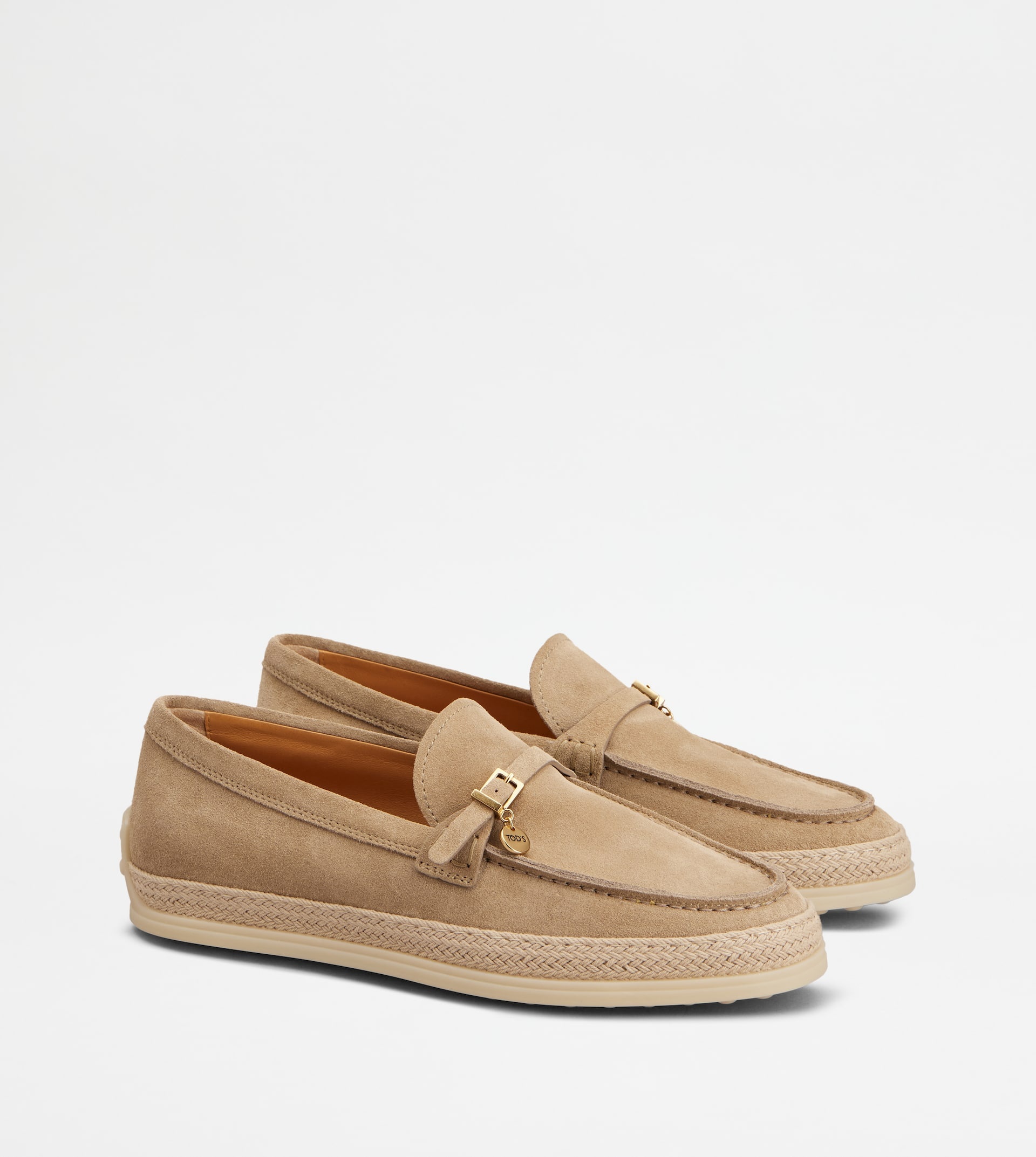 LOAFERS IN SUEDE - BEIGE - 2