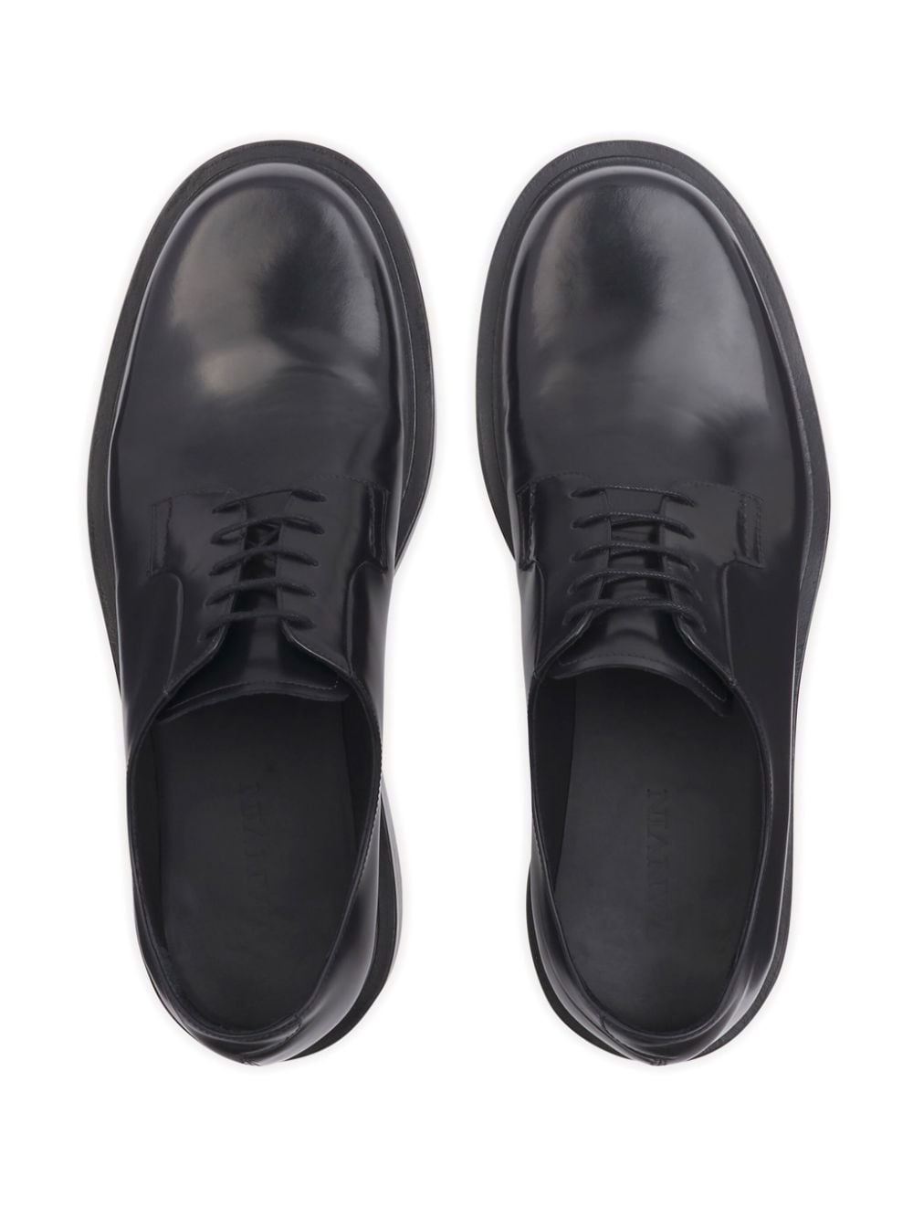 leather derby shoes - 4