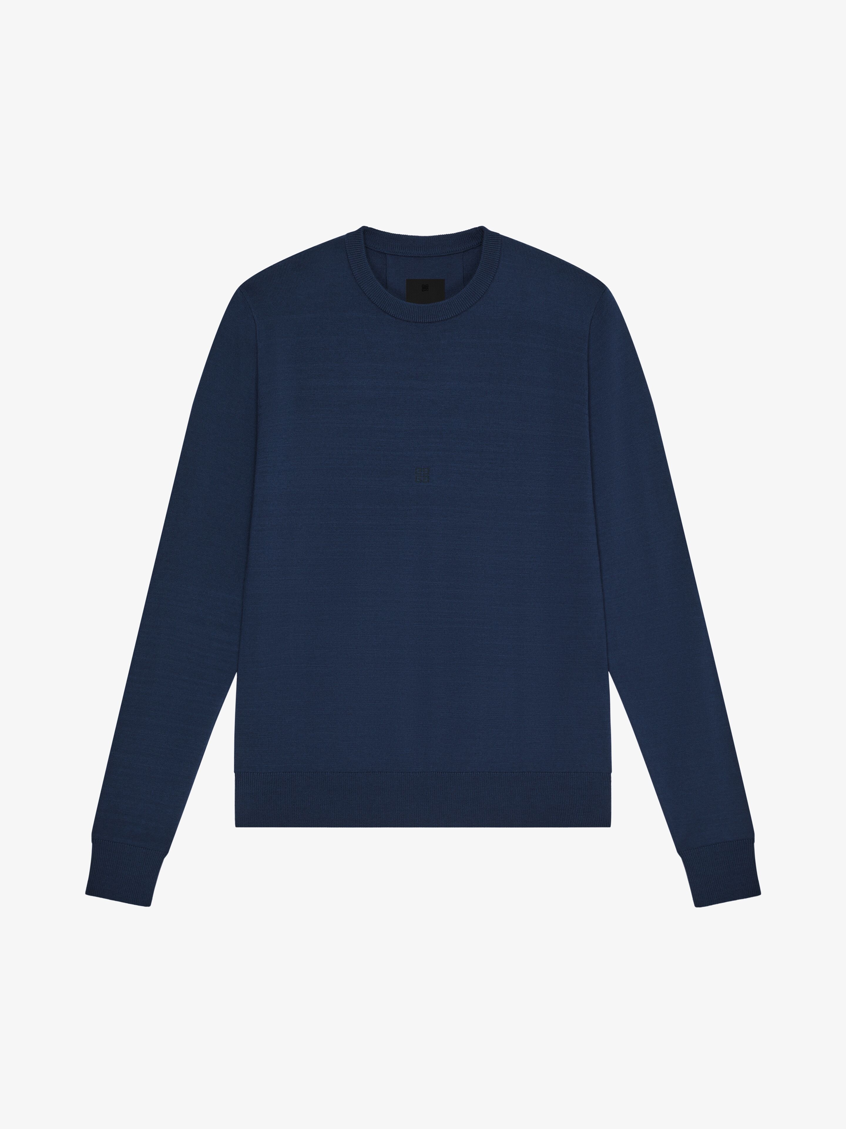 SWEATER IN WOOL WITH 4G EMBROIDERY - 1