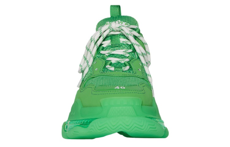 (WMNS) Balenciaga Triple S 'Clear Sole - Green' 544351W2GA13510 - 3