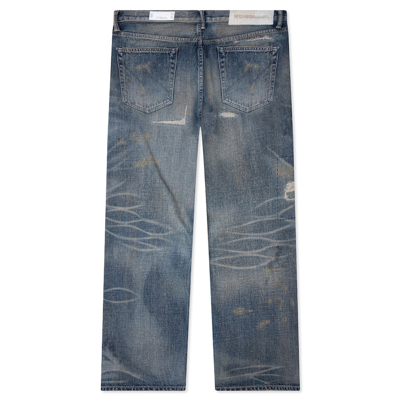 NEIGHBORHOOD SAVAGE DENIM DP WIDE PANTS - INDIGO outlook