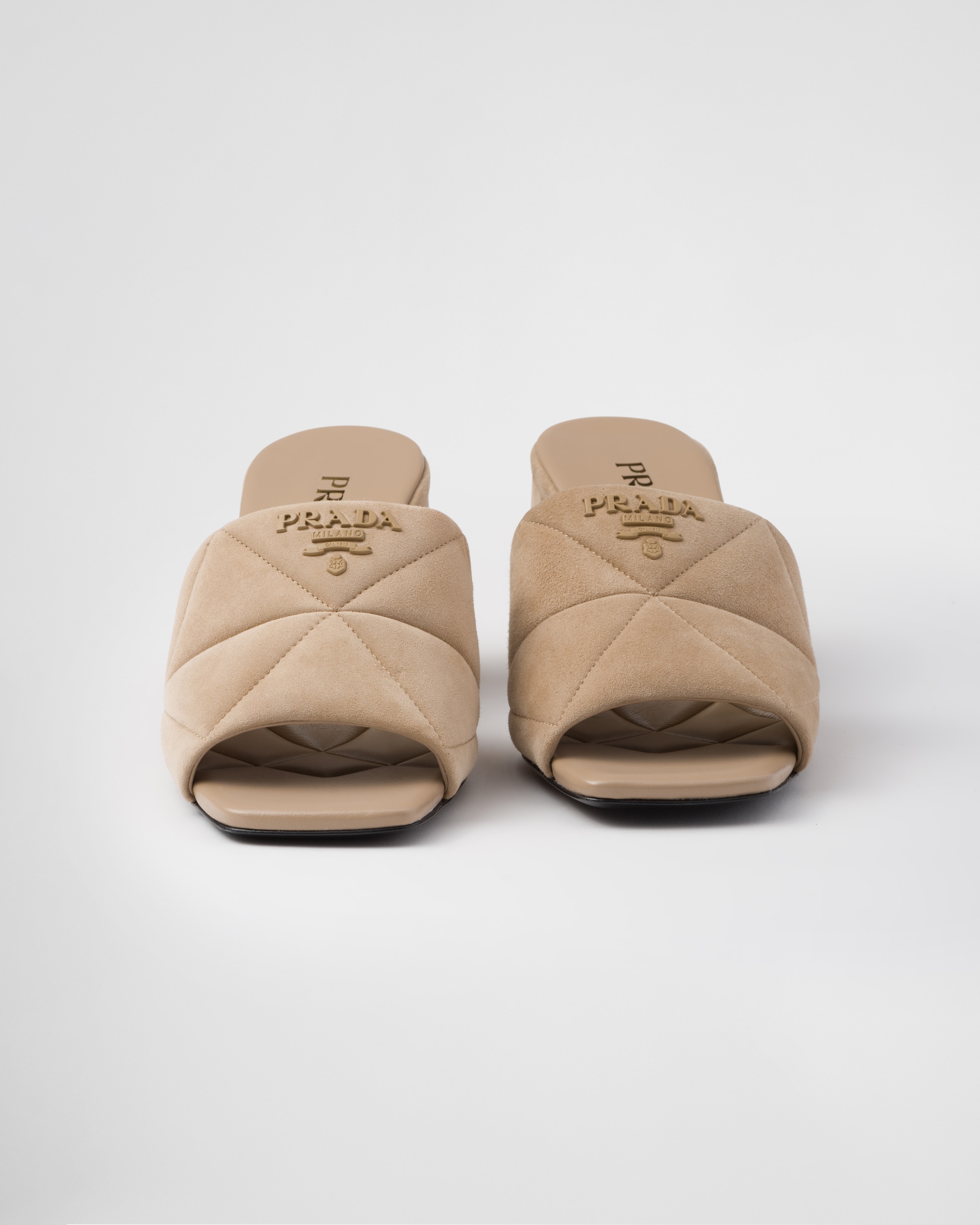 Stitched suede sandals - 5