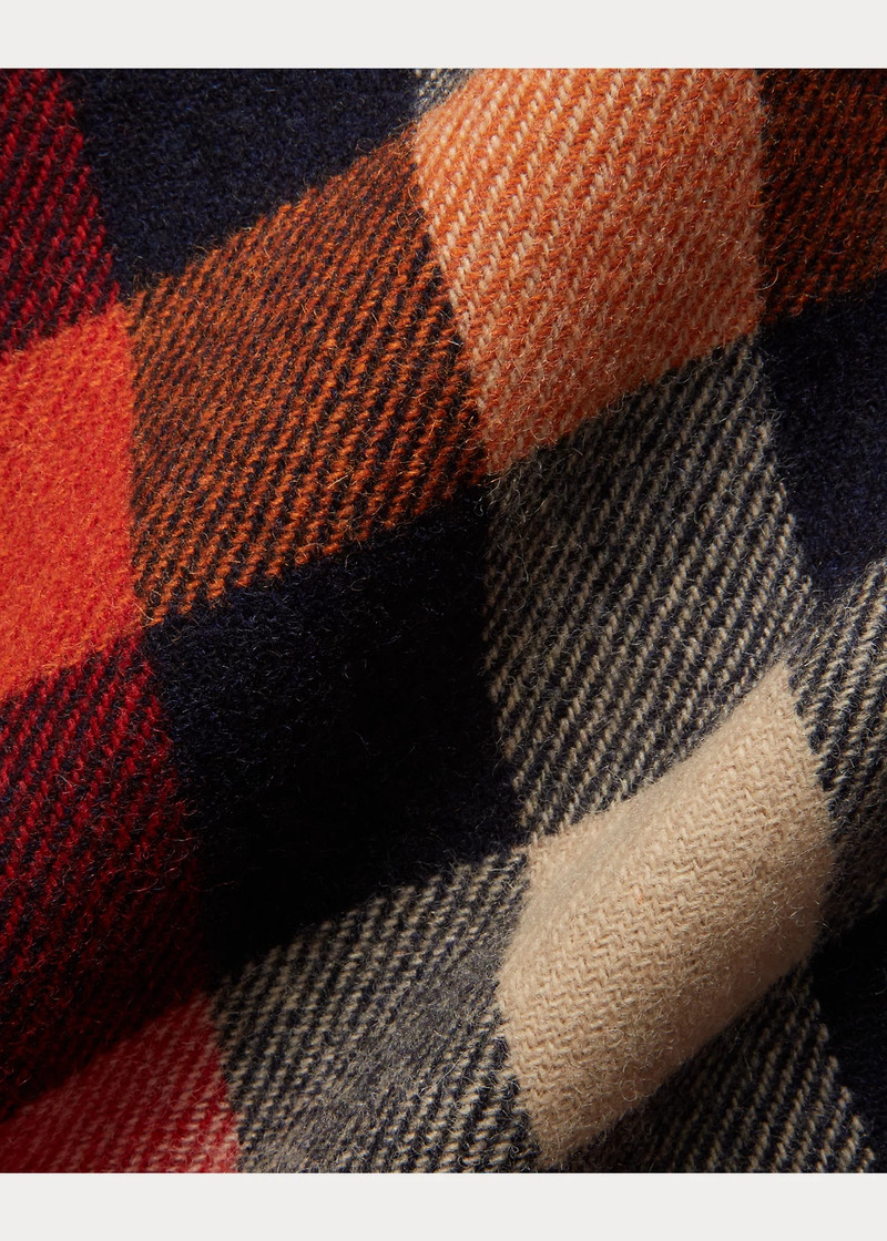 Plaid Wool Shirt Jacket 6