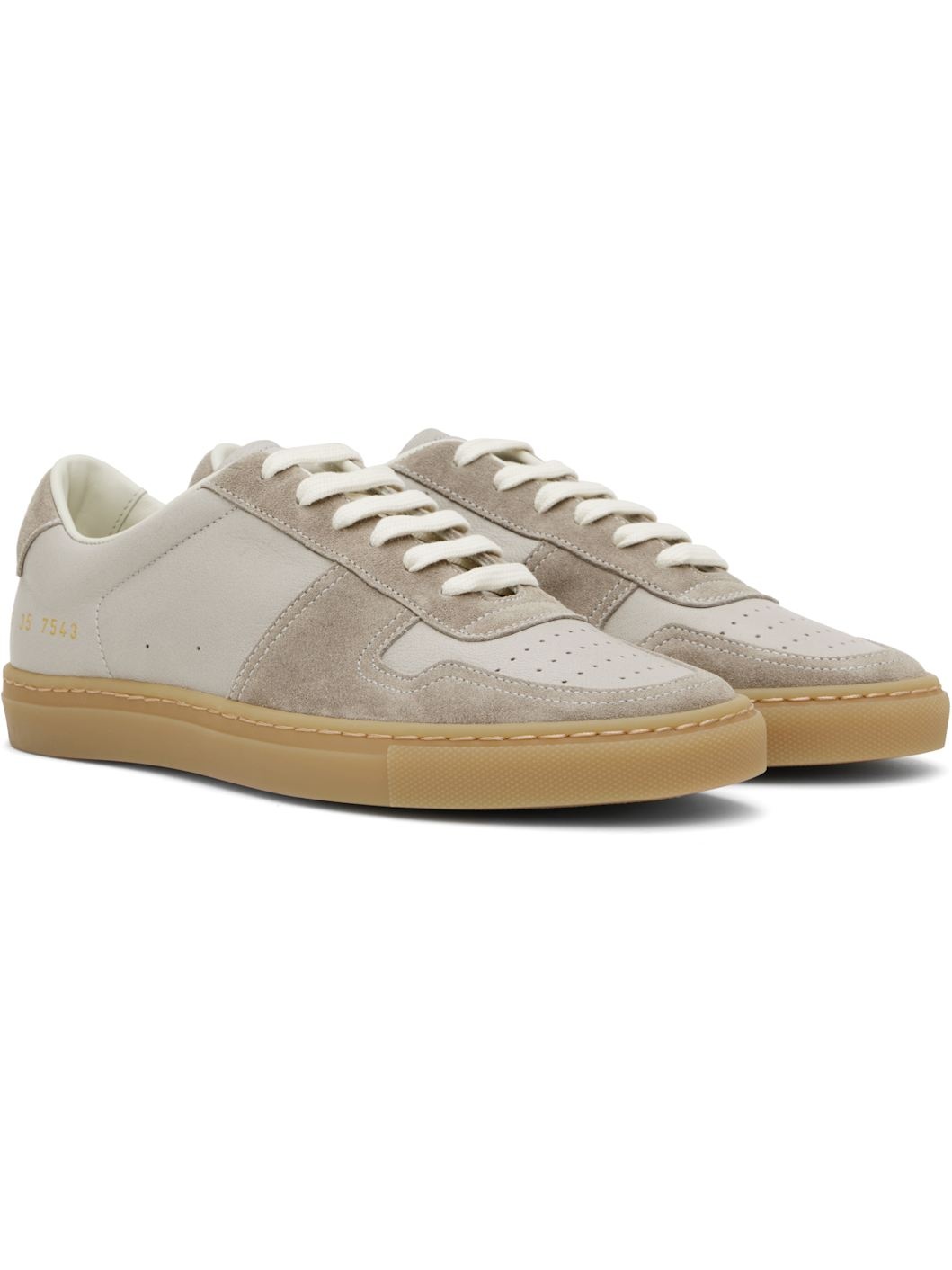 Gray Bball Duo Slim Sneakers - 4