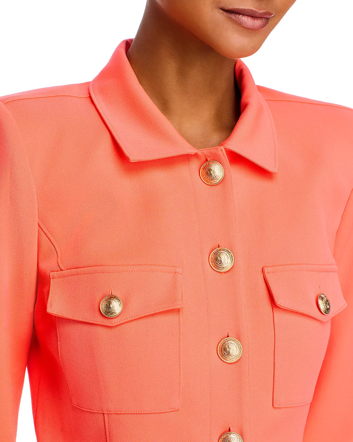 Kumi Button Front Crop Jacket - 5