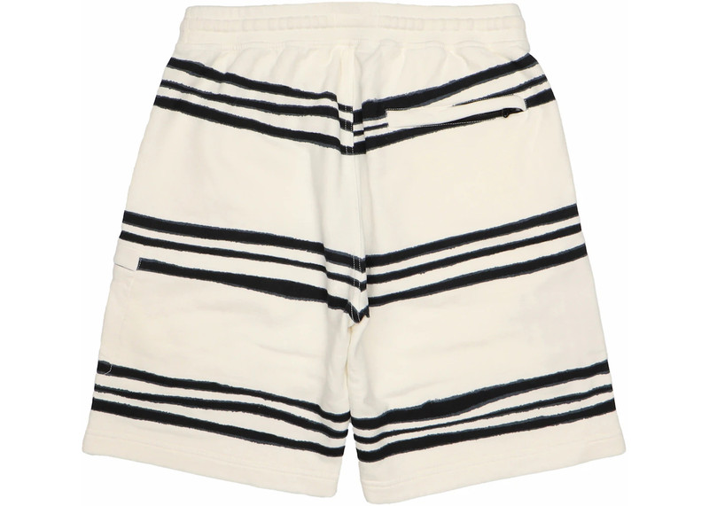 Supreme Supreme Stone Island Warp Stripe Sweatshort White outlook