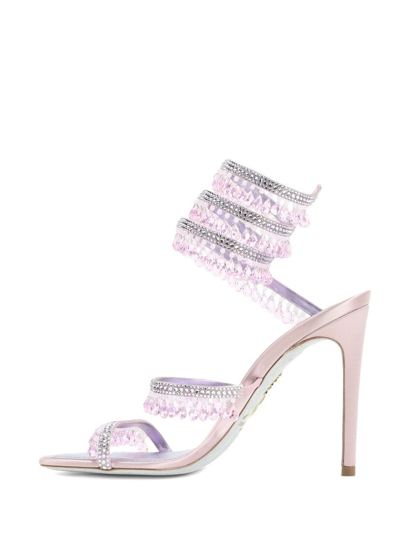 RENE CAOVILLA beaded-strap sandals outlook