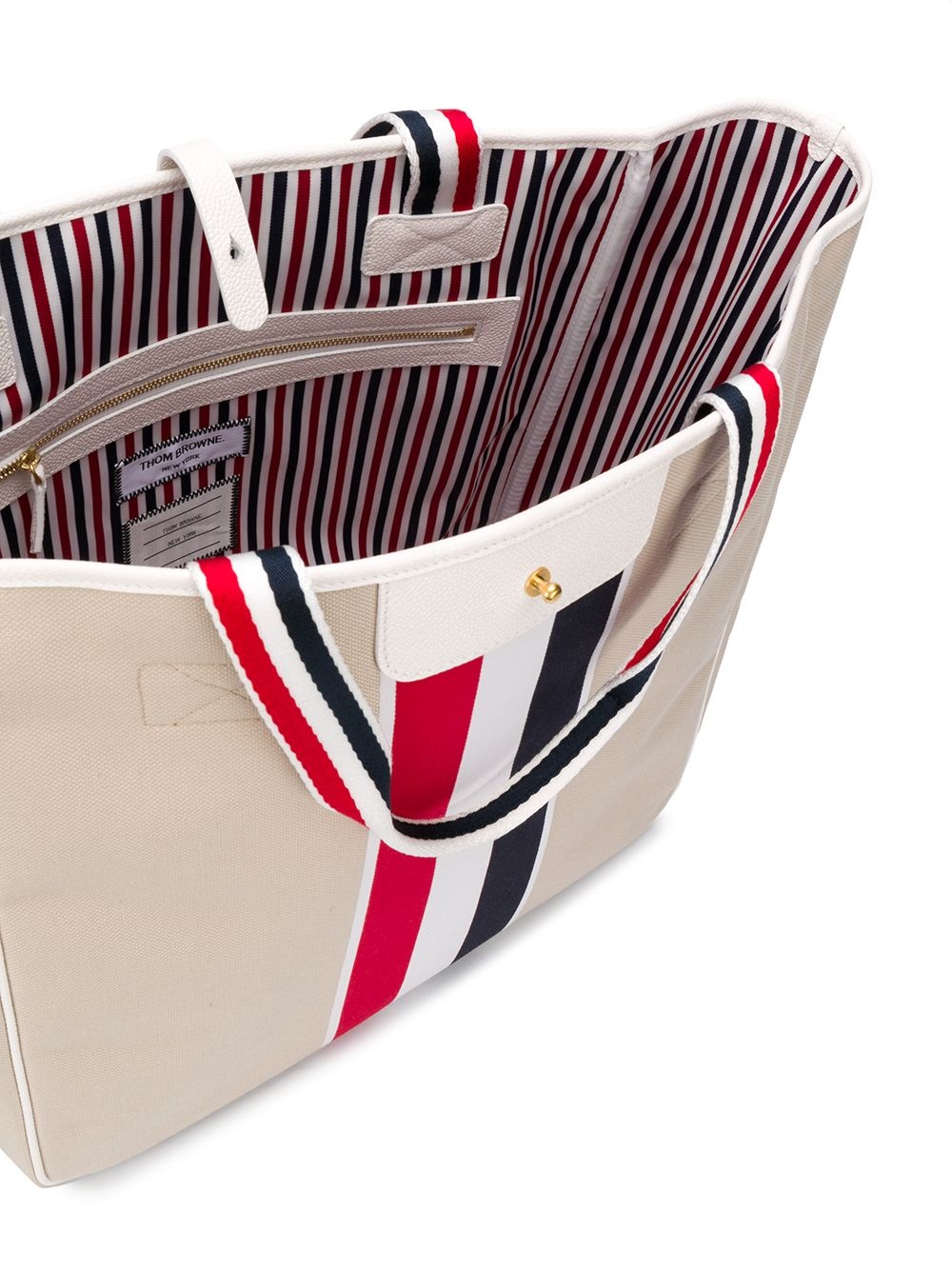 RWB-stripe tote bag - 5