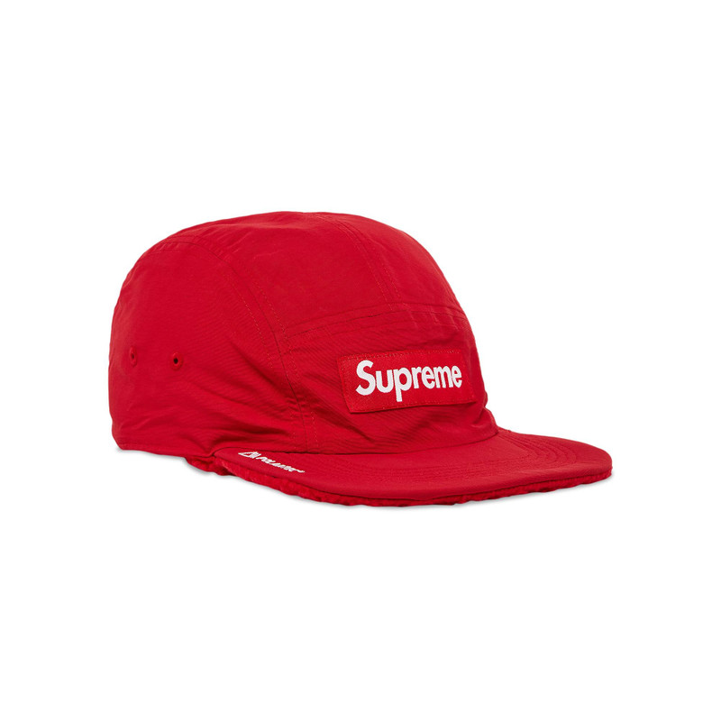 Supreme Supreme Polartec Shearling Reversible Camp Cap 'Red' outlook