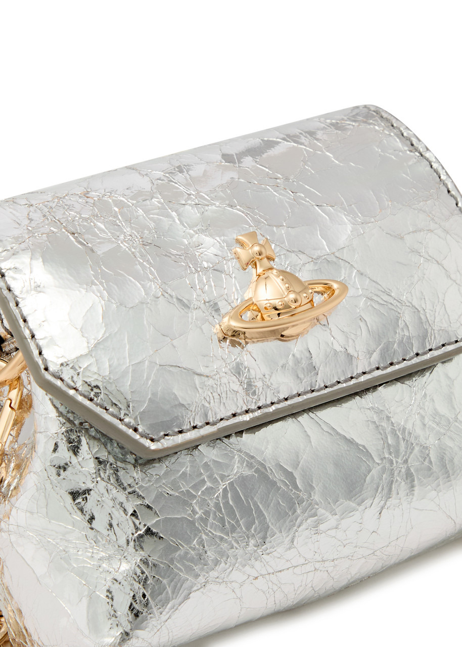 Vivienne Westwood Orb Nano Metallic Leather Cross-body bag - 3