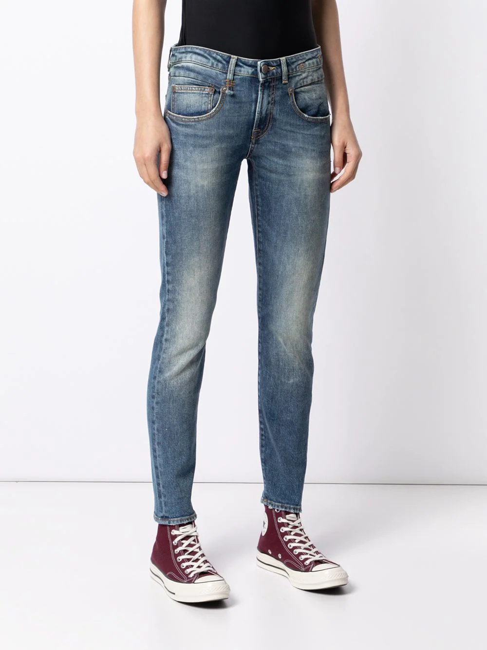 low-rise skinny jeans - 3