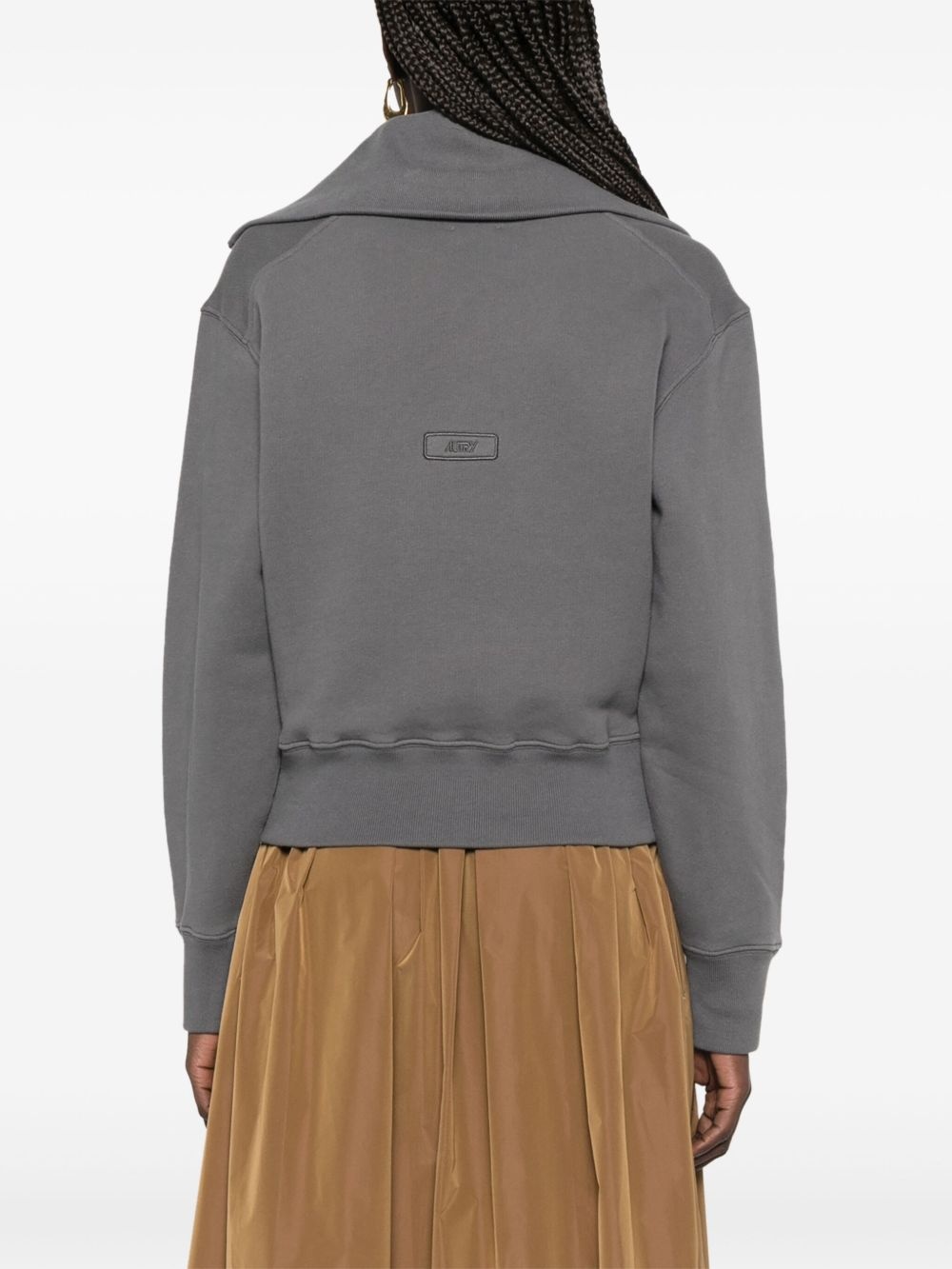 zip-up sweatshirt - 4