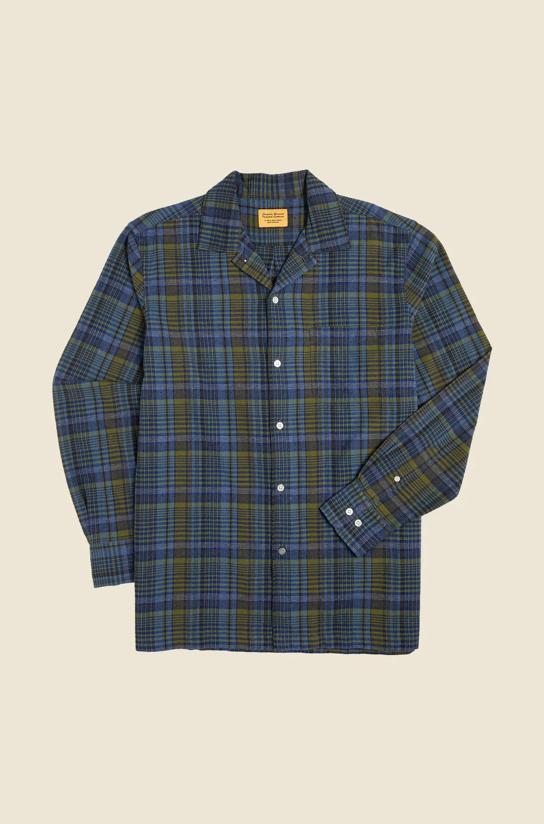 Nº242 Camp Collar Long Sleeve Shirt - 1
