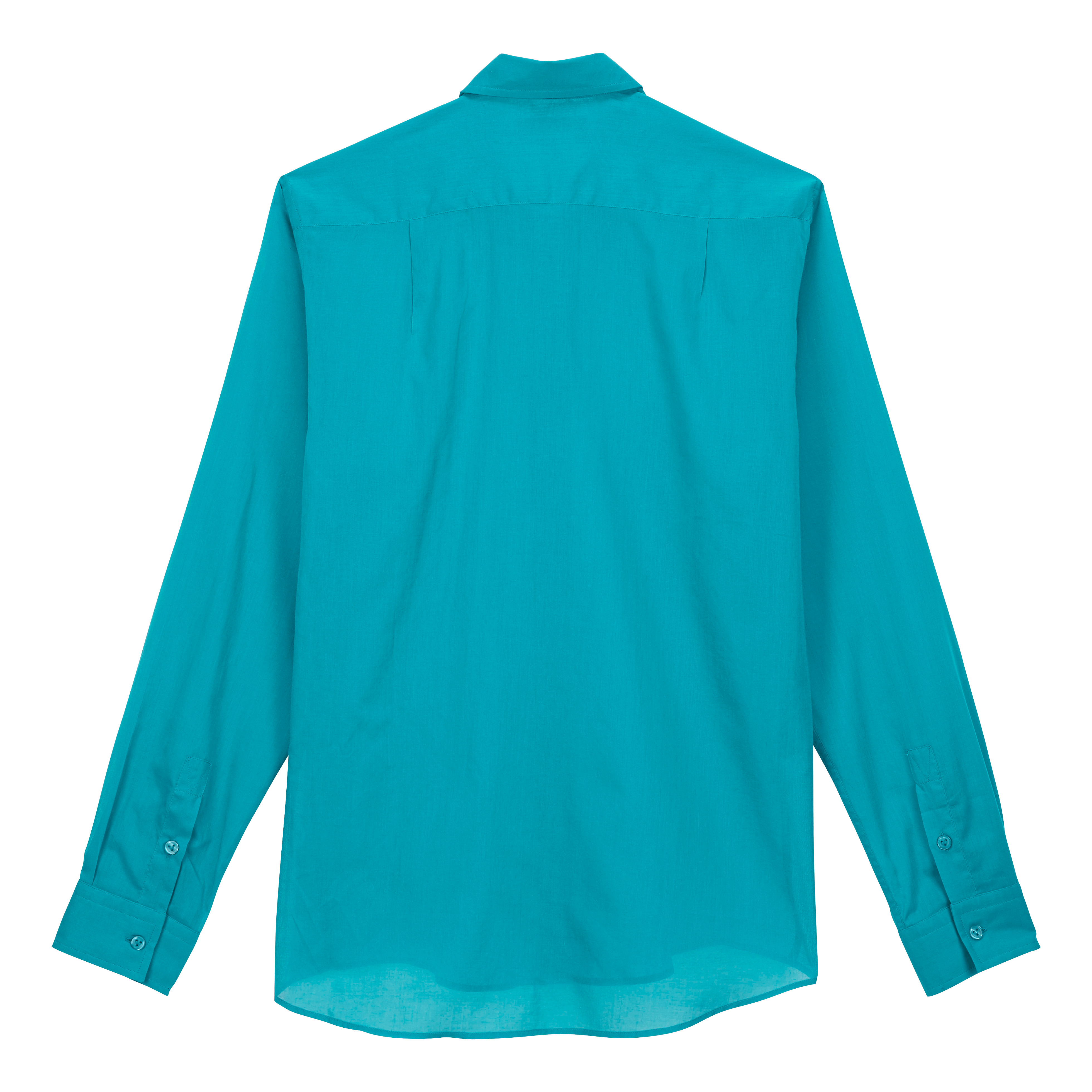 Unisex Cotton Voile Lightweight Shirt Solid - 2