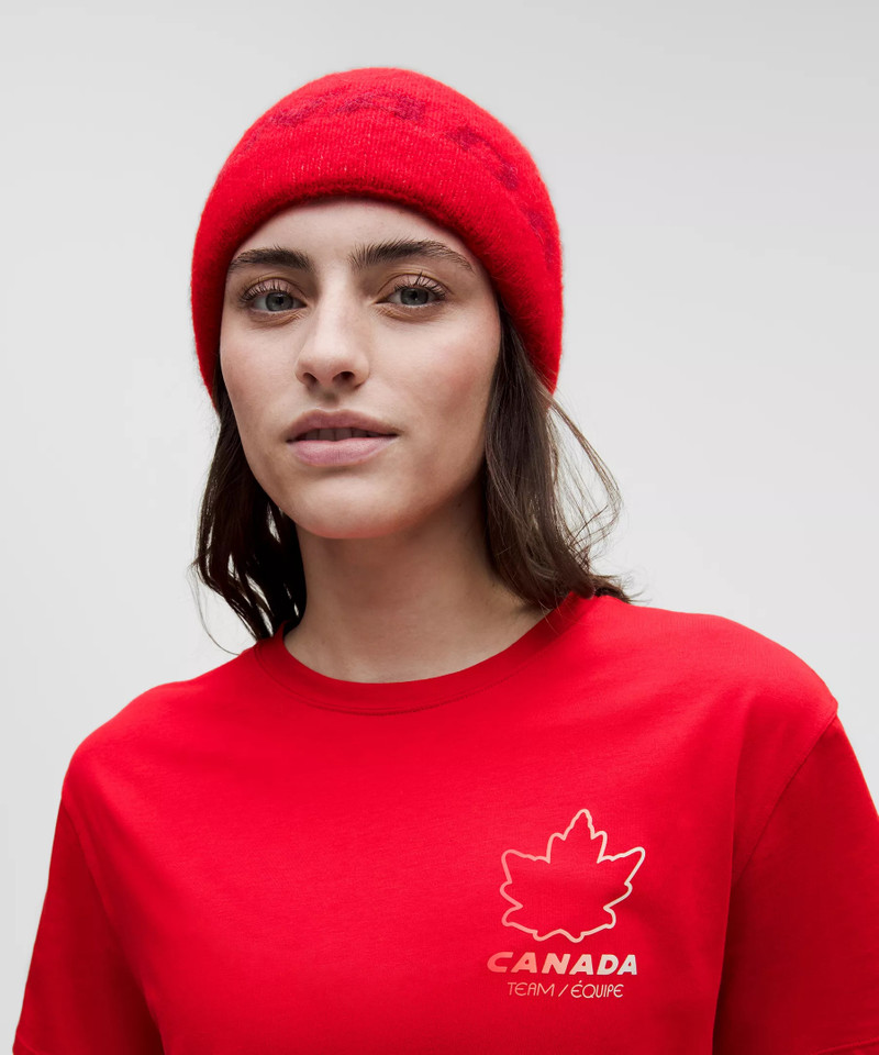 Team Canada Women's Cotton Jersey T-Shirt *COC Logo 4