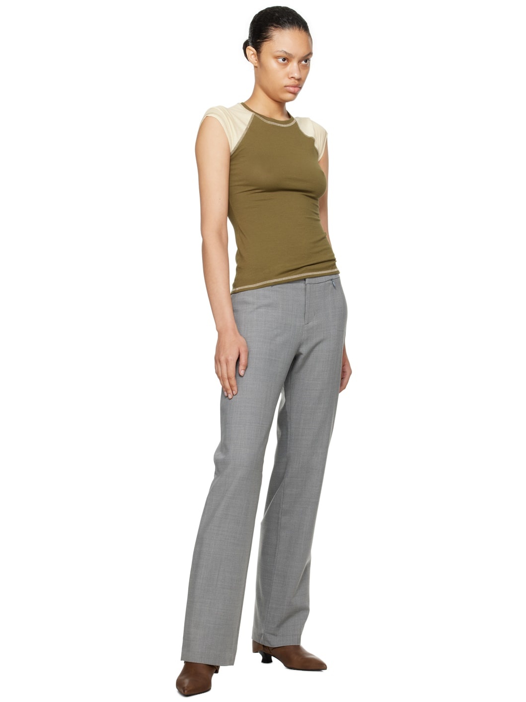 Gray Baozi Trousers - 4