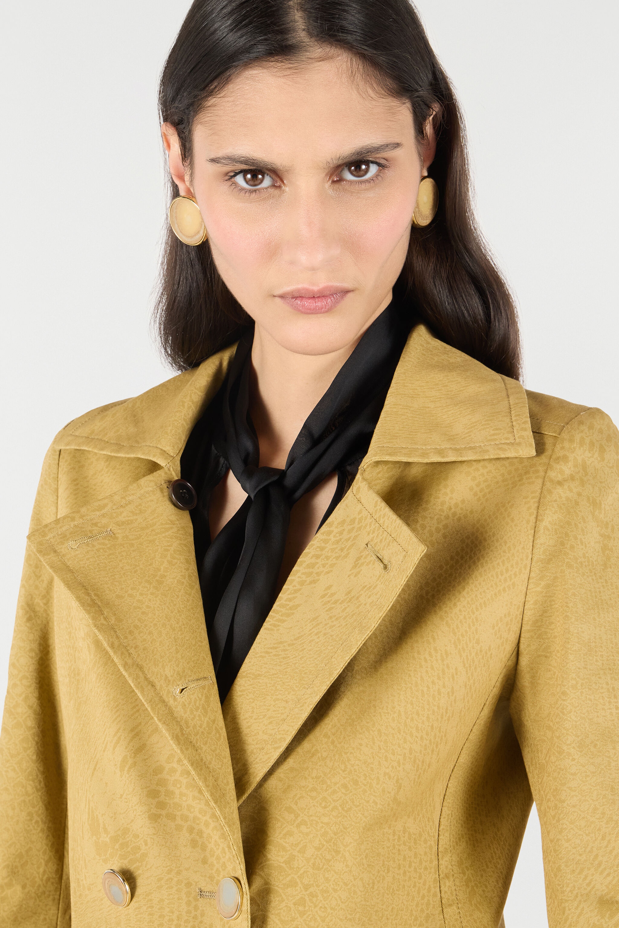 Double-Breasted Jacket With Python Pattern - 6