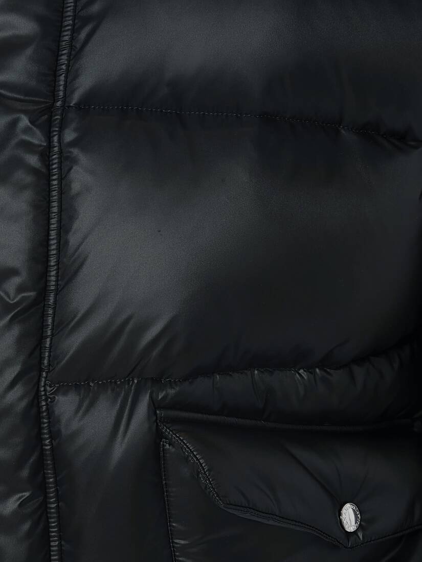 Mcqueen Graffiti Puffer Jacket in Black - 5