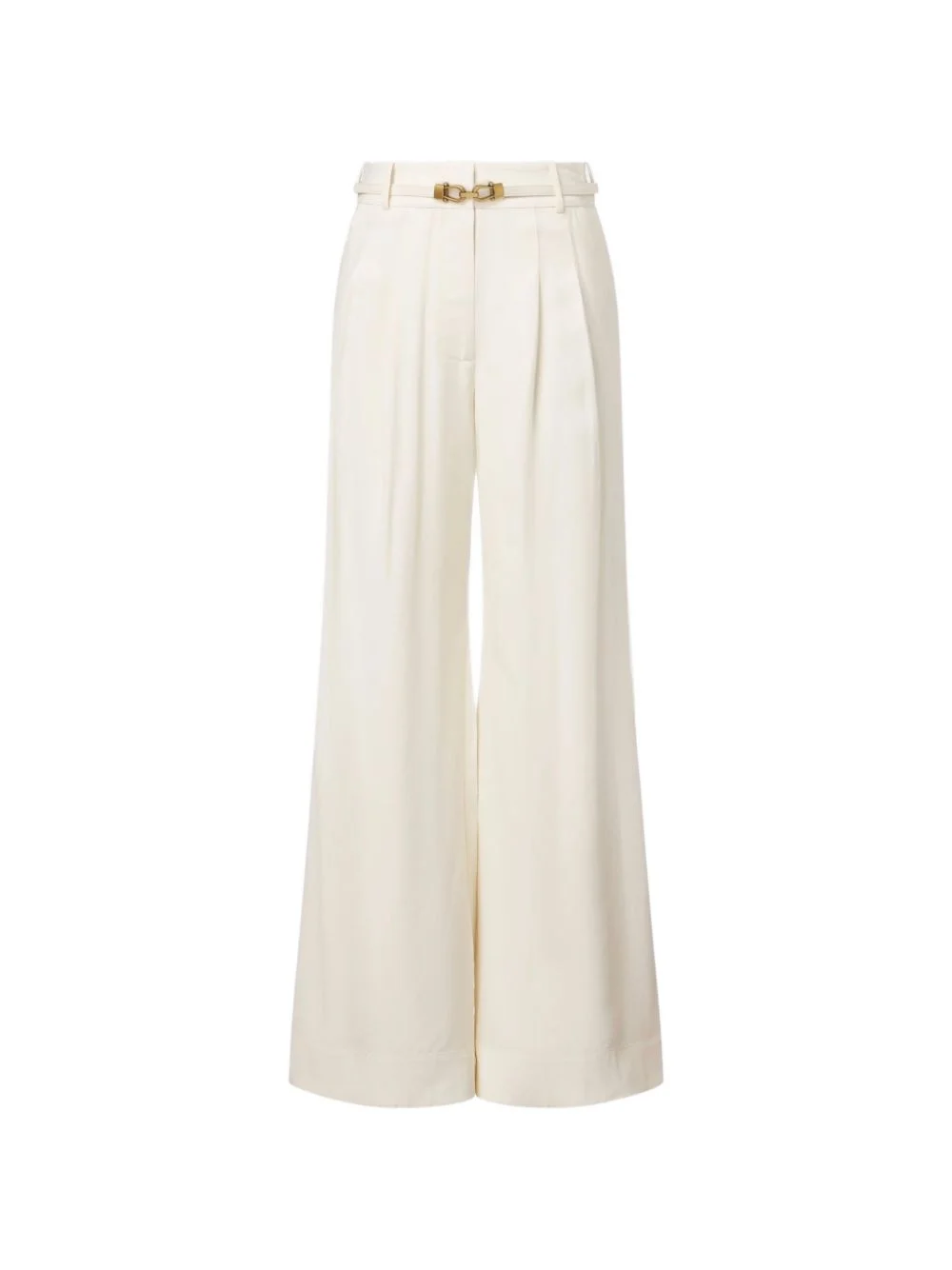 belted wide-leg trousers - 1