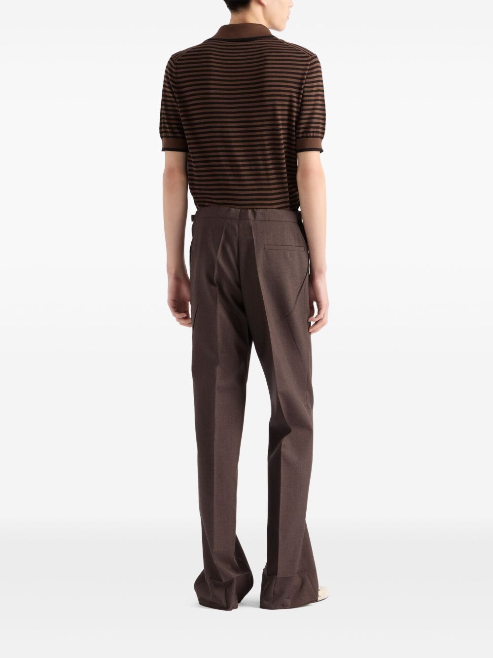 striped cotton polo shirt - 3