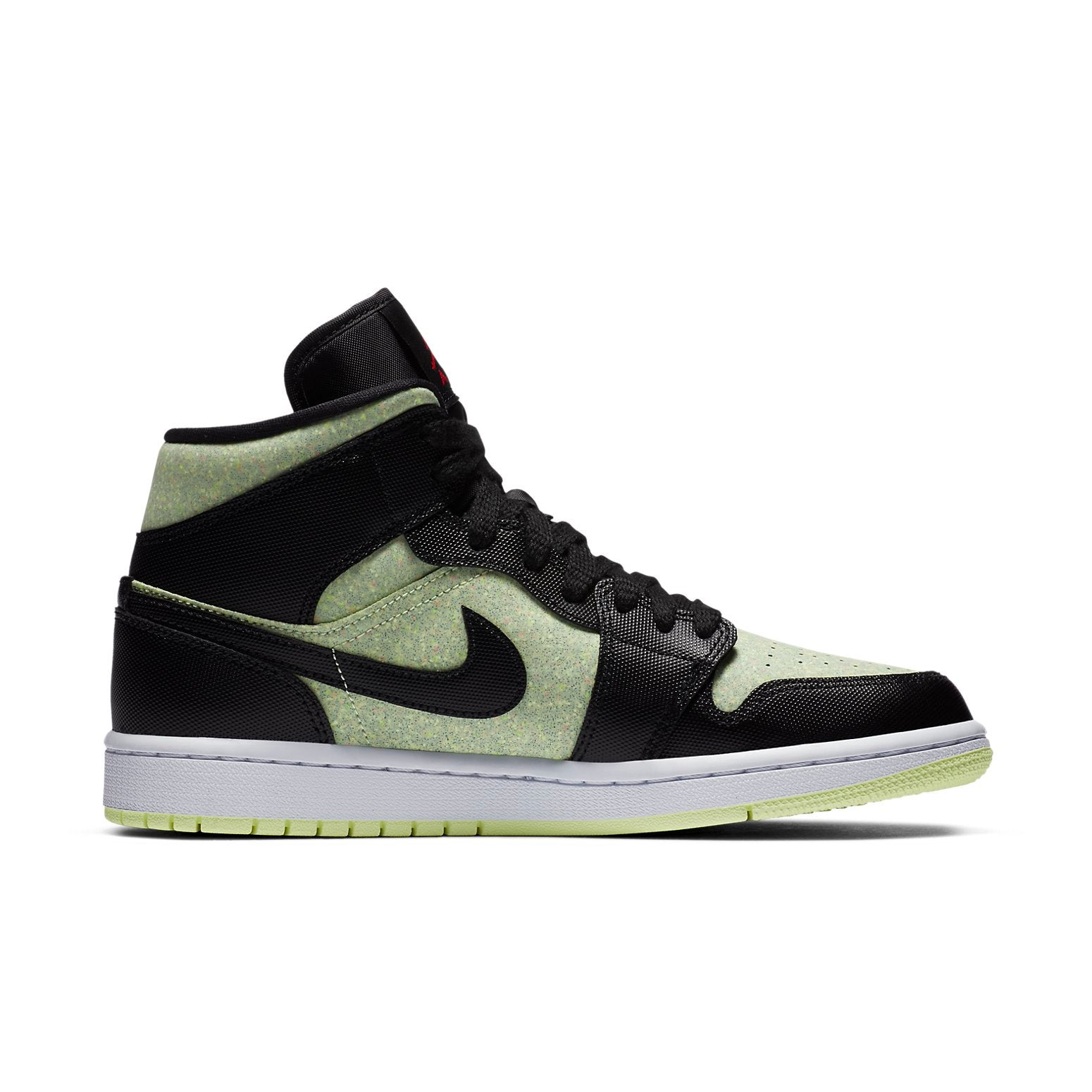 (WMNS) Air Jordan 1 Mid SE 'Black Barely Volt' CV5276-003 - 2