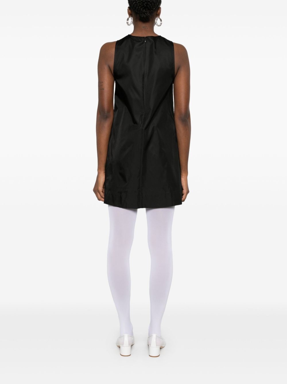 bow-detail mini dress - 4