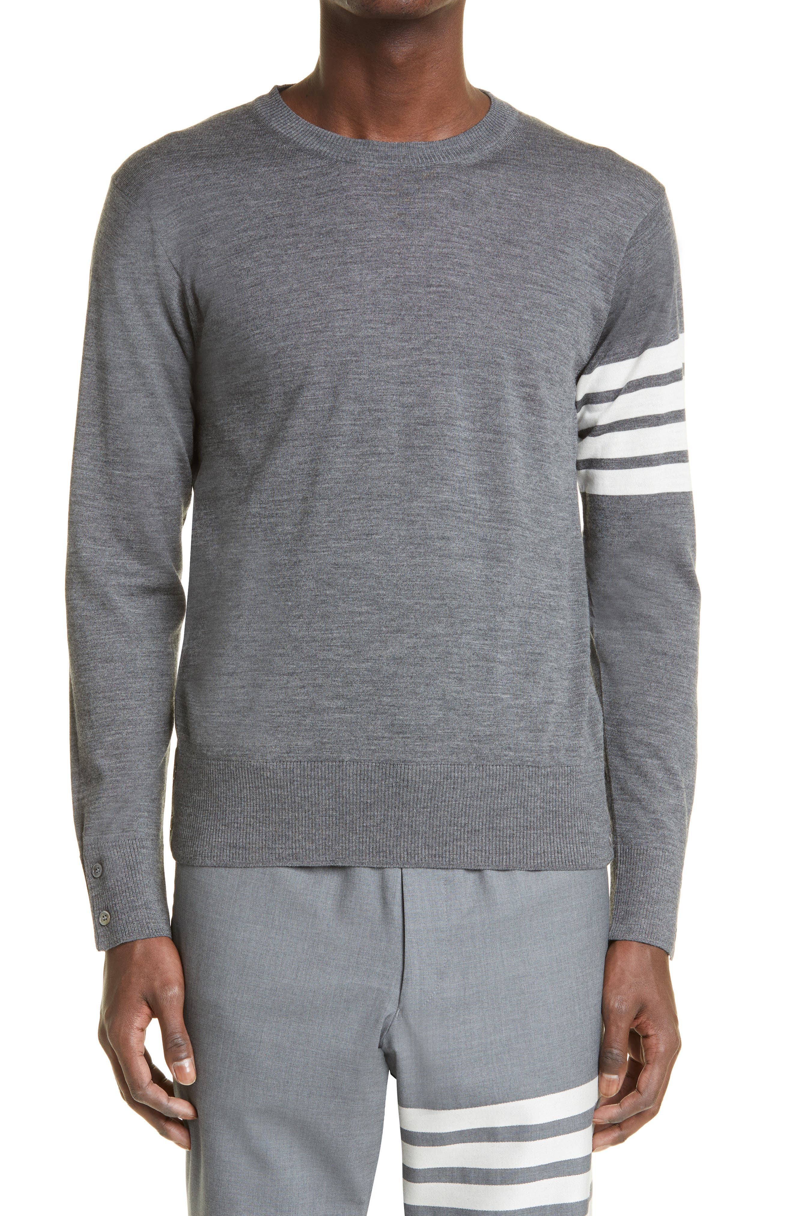 Men's 4-Bar Merino Wool Sweater - 1