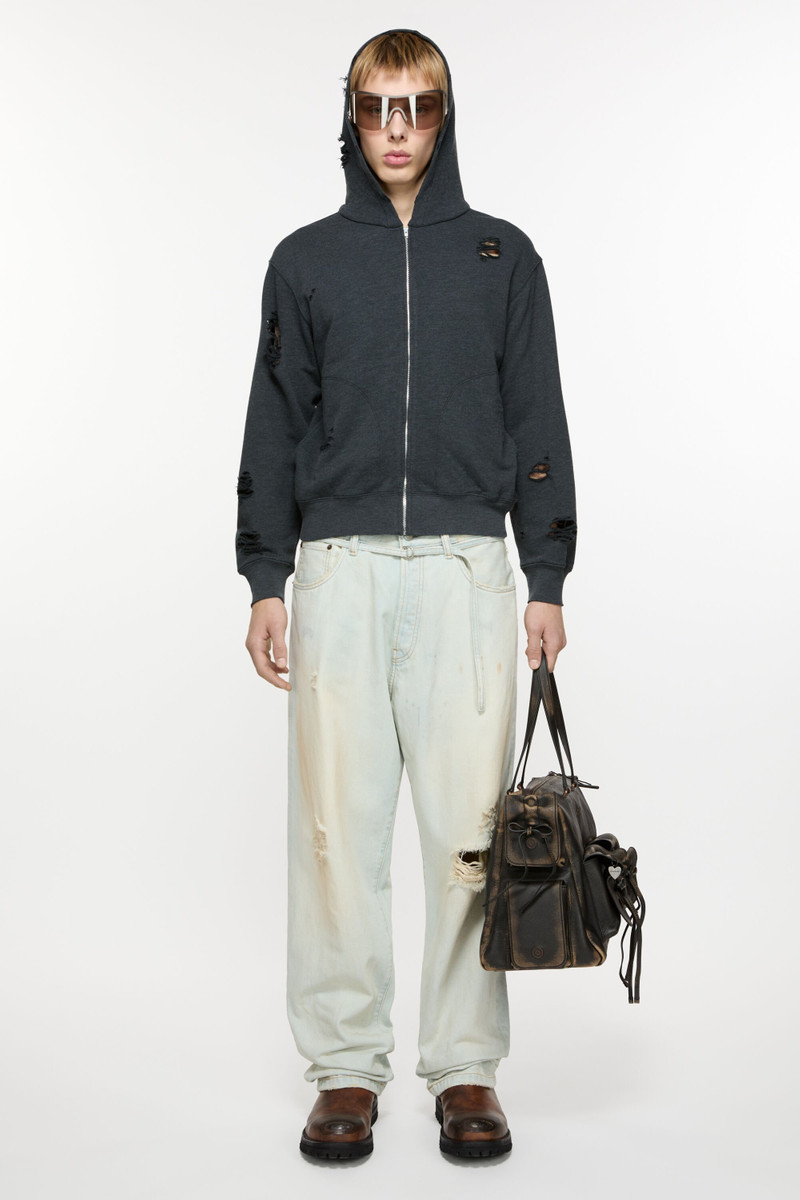 Acne Studios Loose fit jeans - 1991 Toj - Light blue/white outlook