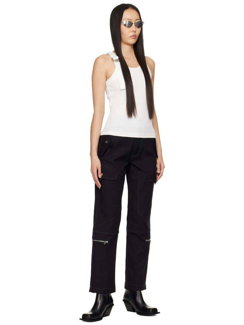Dion Lee White Safety Slider Tank Top outlook