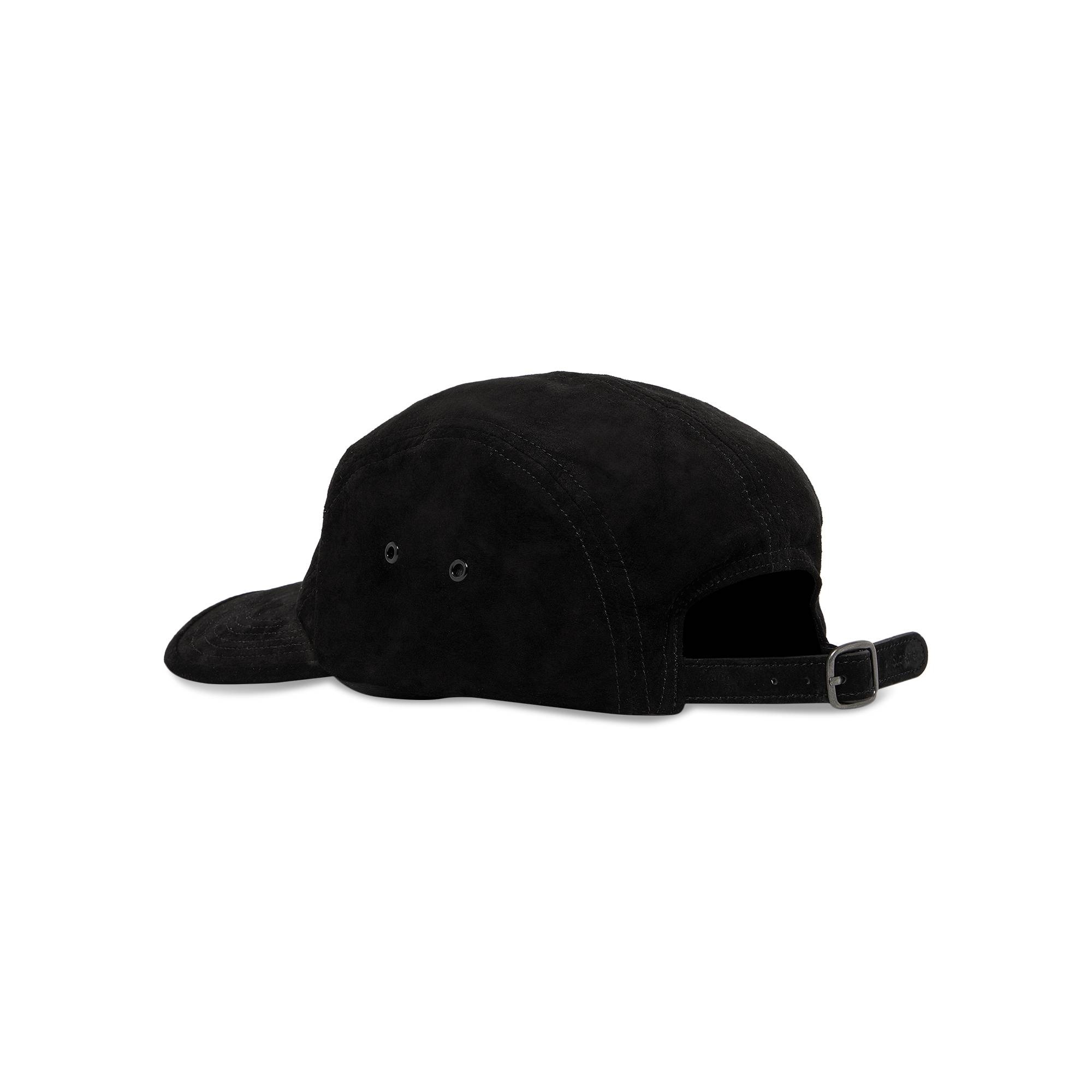 Supreme Suede Camp Cap 'Black' - 3