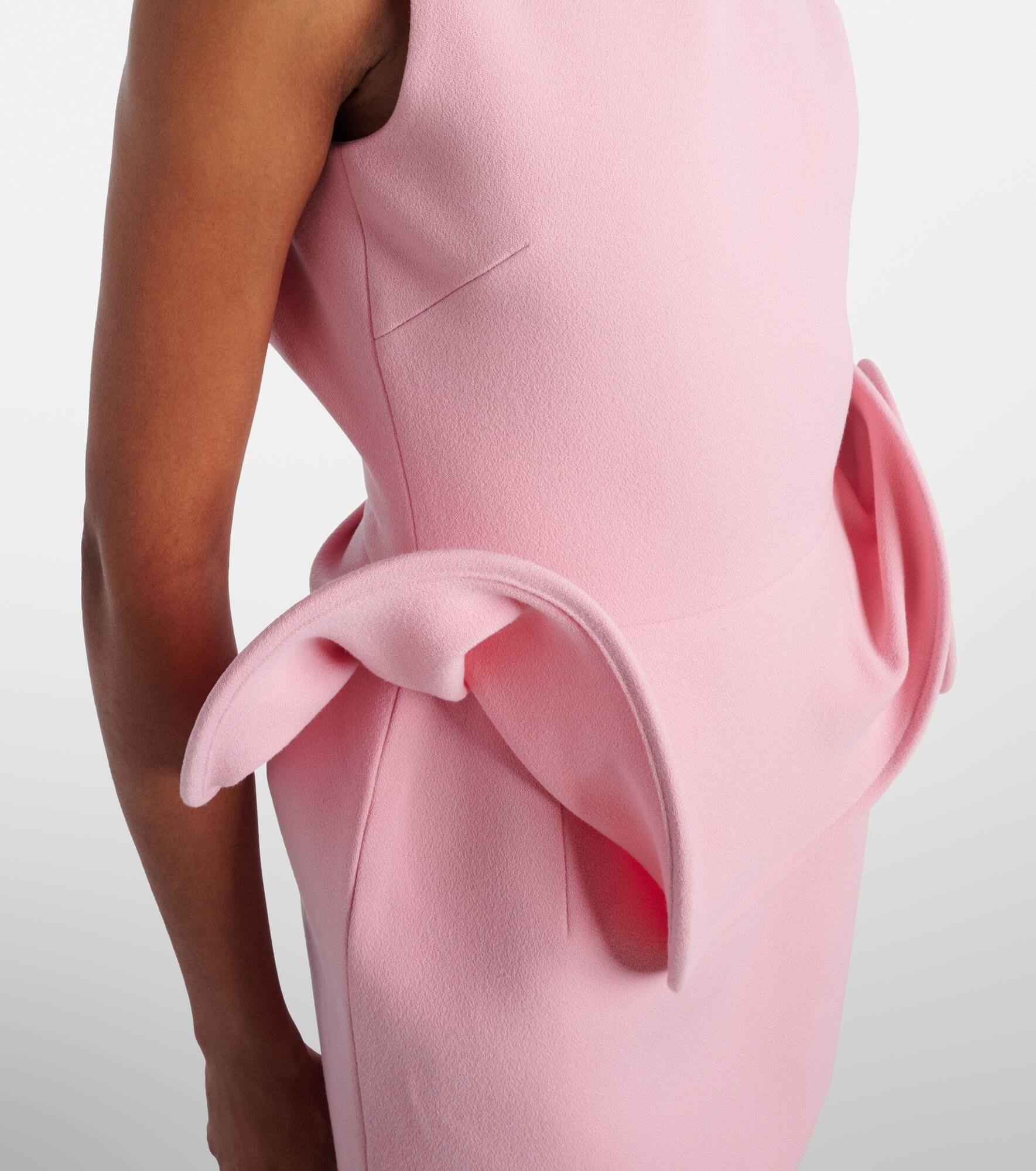 Floral-appliqué minidress - 6