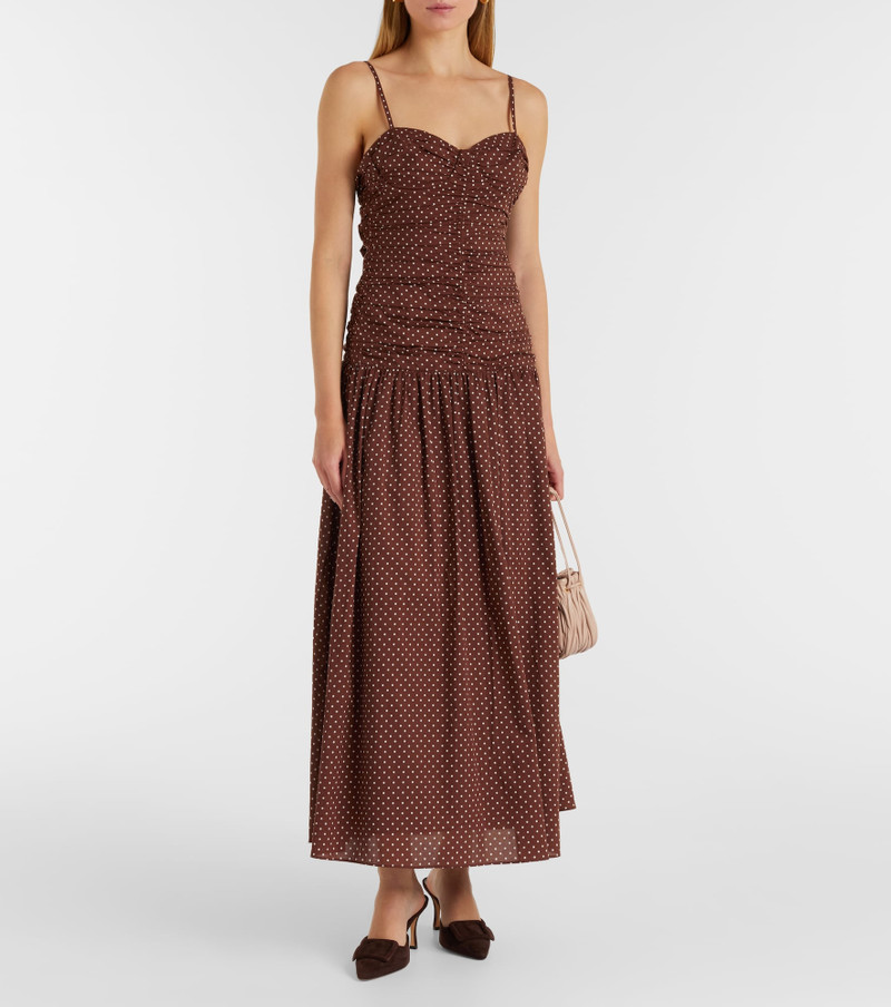 POSSE Edie polka-dot maxi dress outlook