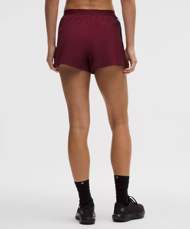 High-Rise Split Short 3" *Stripe 3