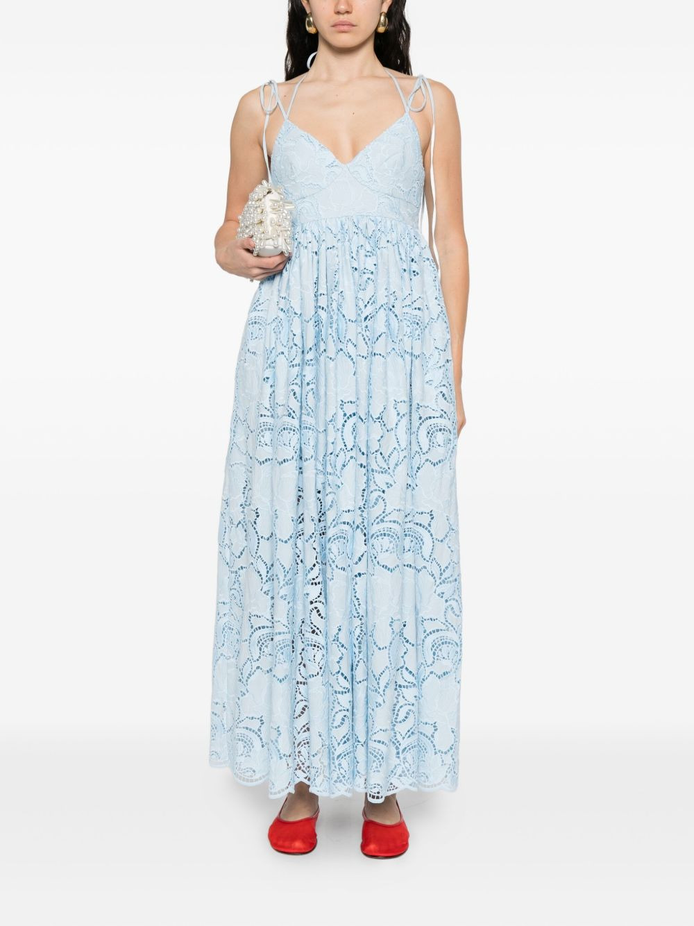 sleeveless midi dress - 2