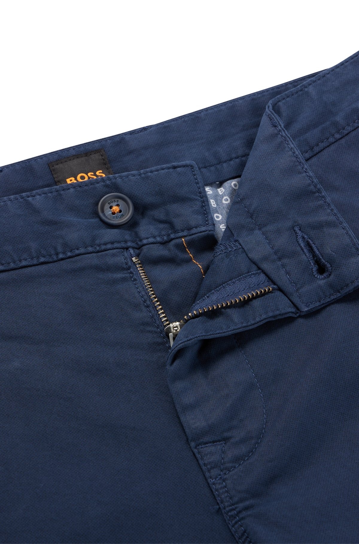 SLIM-FIT SHORTS IN PRINTED STRETCH-COTTON TWILL - 6